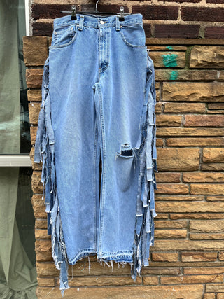 Custom Fringe Open Knee Chaps