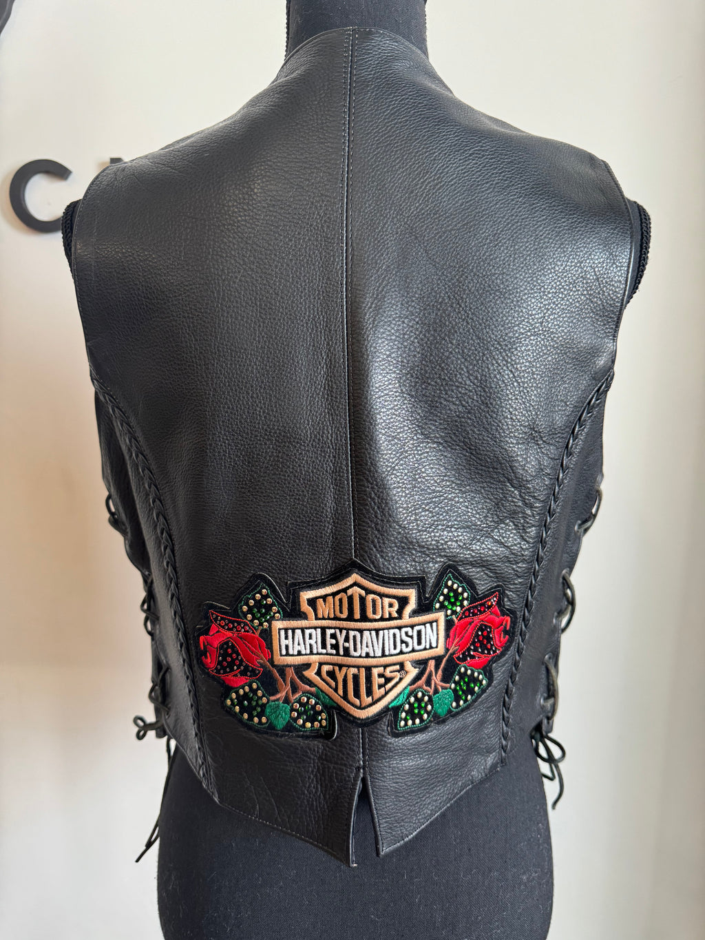 Lady Harley Leather Vest - The Vault by Sacha