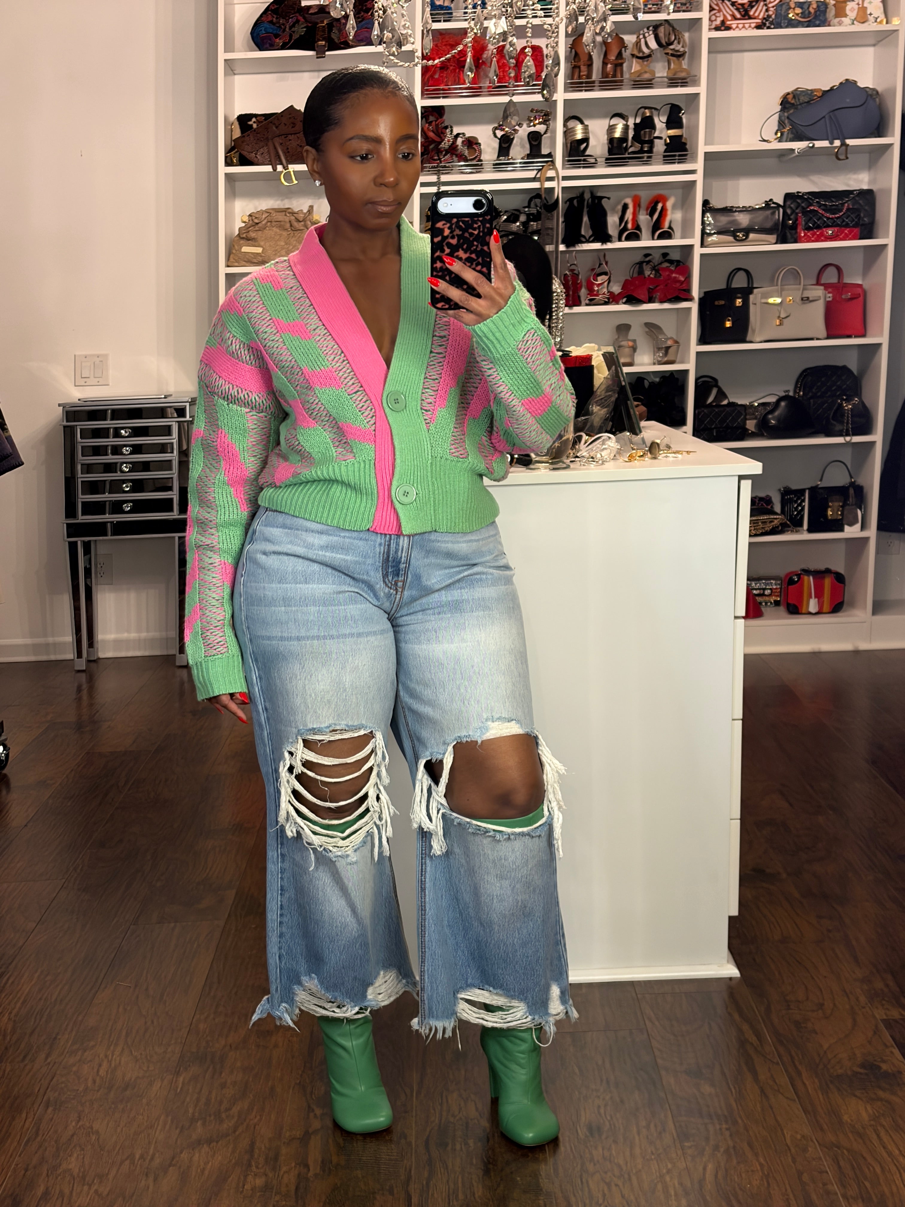 Watermelon cardigan - The Vault by Sacha