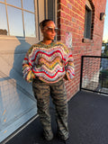 Kaleidoscope Couture Knit Sweater