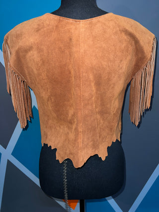 Fringe and feathers top - The Vault by Sacha