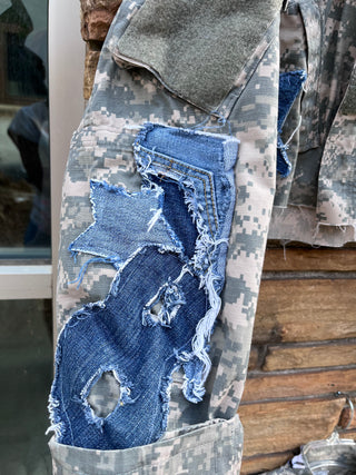 Custom Digital Patchwork Jacket