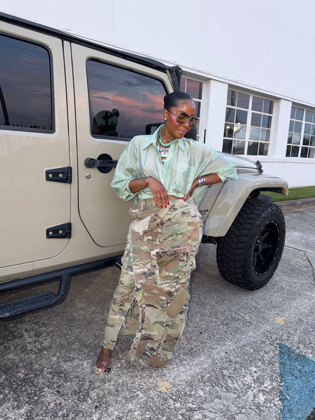 OCP Camo Maxi Skirt