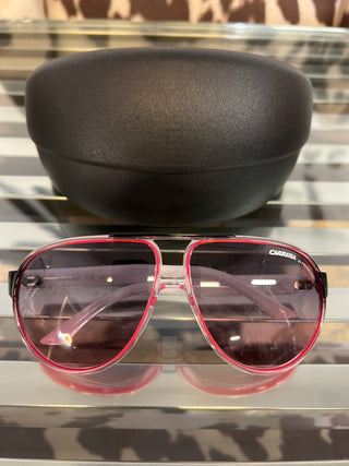 Pink & White Carrera Sunglasses - The Vault by Sacha