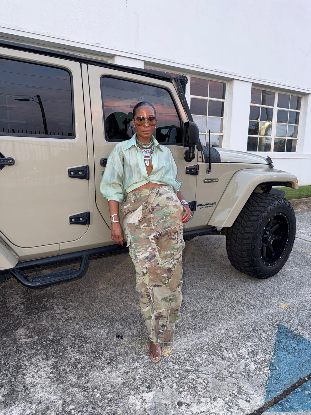 OCP Camo Maxi Skirt