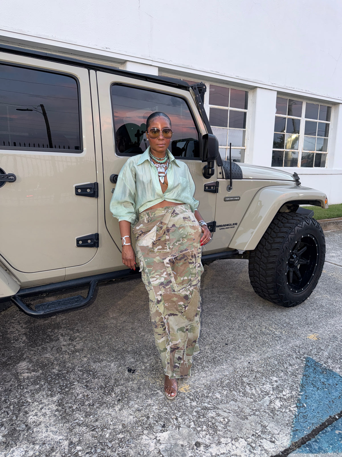 OCP Camo Maxi Skirt