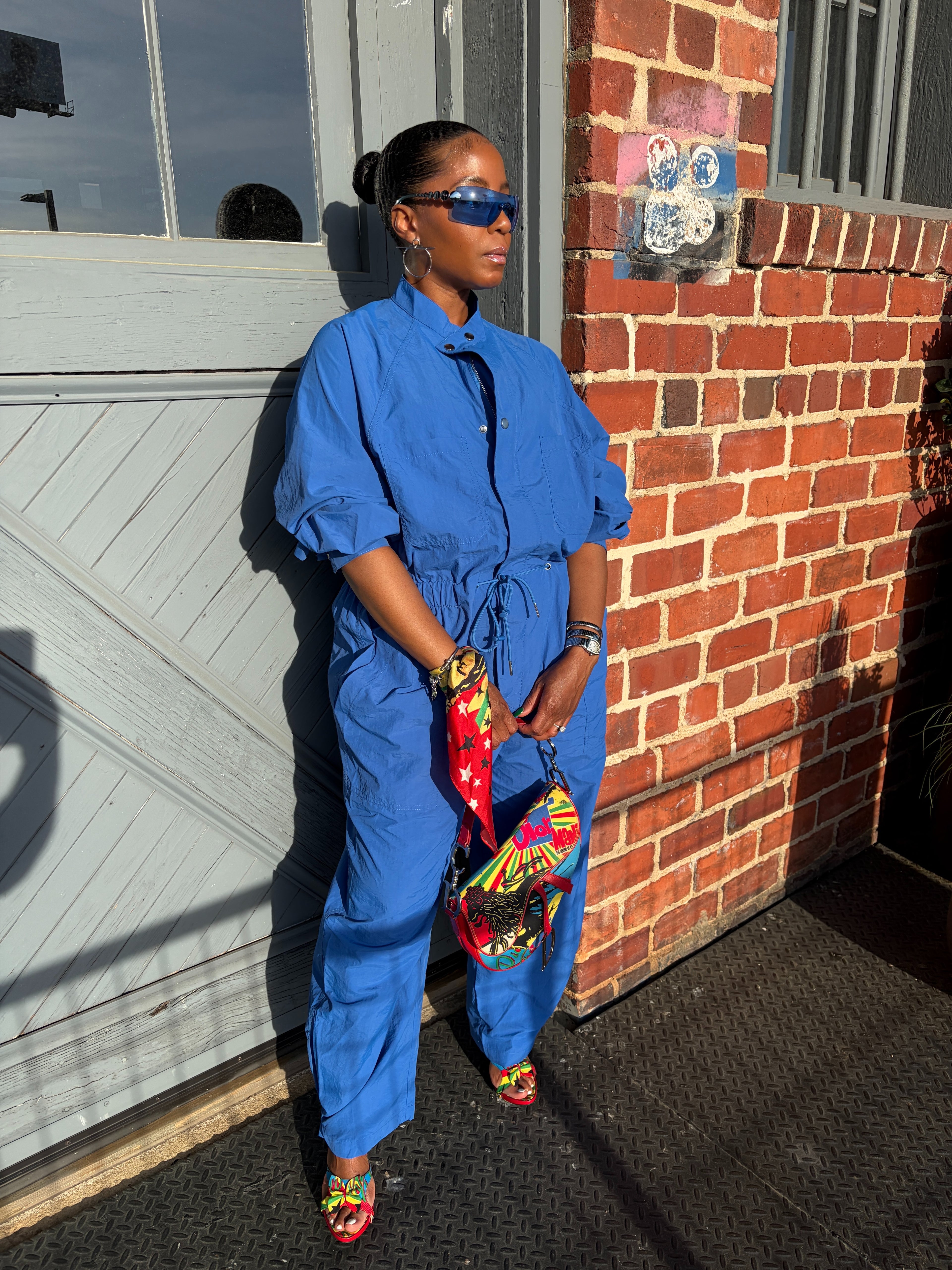 Command in Cobalt Jumpsuit/Romper - The Vault by Sacha