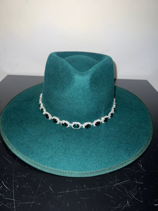 Emerald Diamonds Brim Fedora