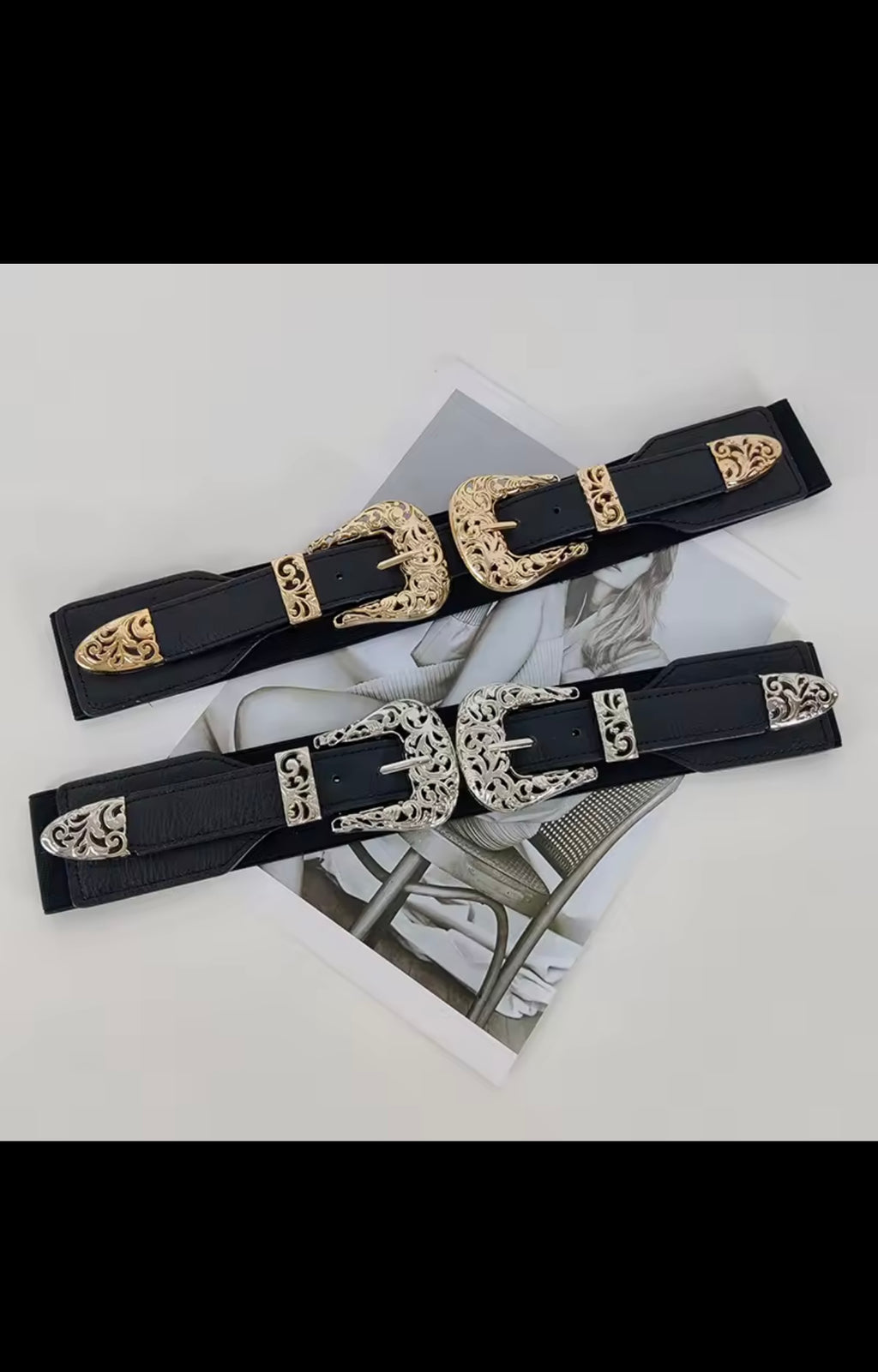 Double Buckle Waist Belt - The Vault by Sacha