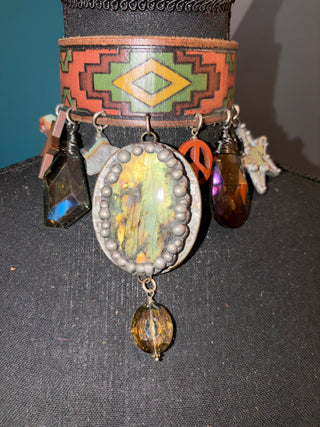 Rare Stone Tribal Handmade Choker