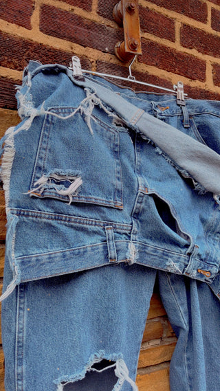 Custom Denim Wrangler Chaps