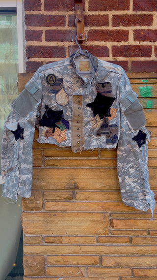 Custom Digital Camo Studs Jacket
