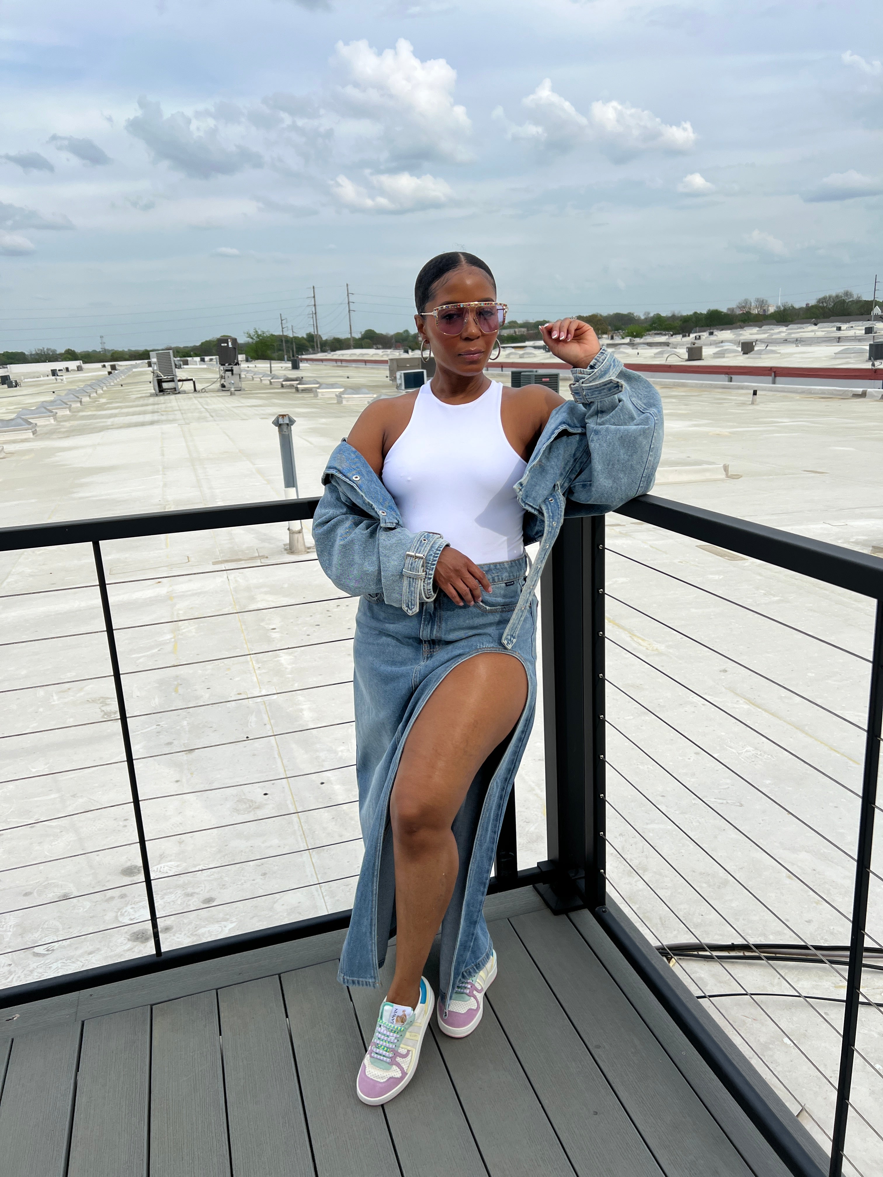 Show off Denim Skirt - The Vault by Sacha