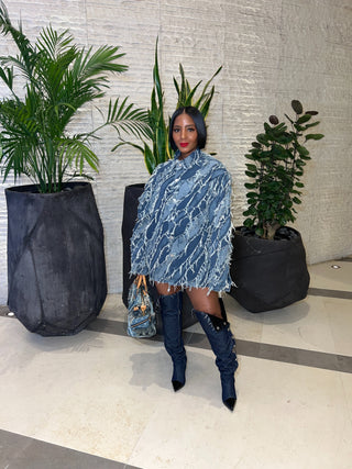 Distressed Denim Shirt - The Vault by Sacha