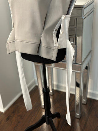 Platinum Pleated Vest - The Vault by Sacha