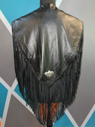 Harley Davidson Genuine Leather Poncho