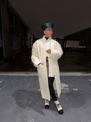 Genuine Leather Midnight News Boy Cap Hat