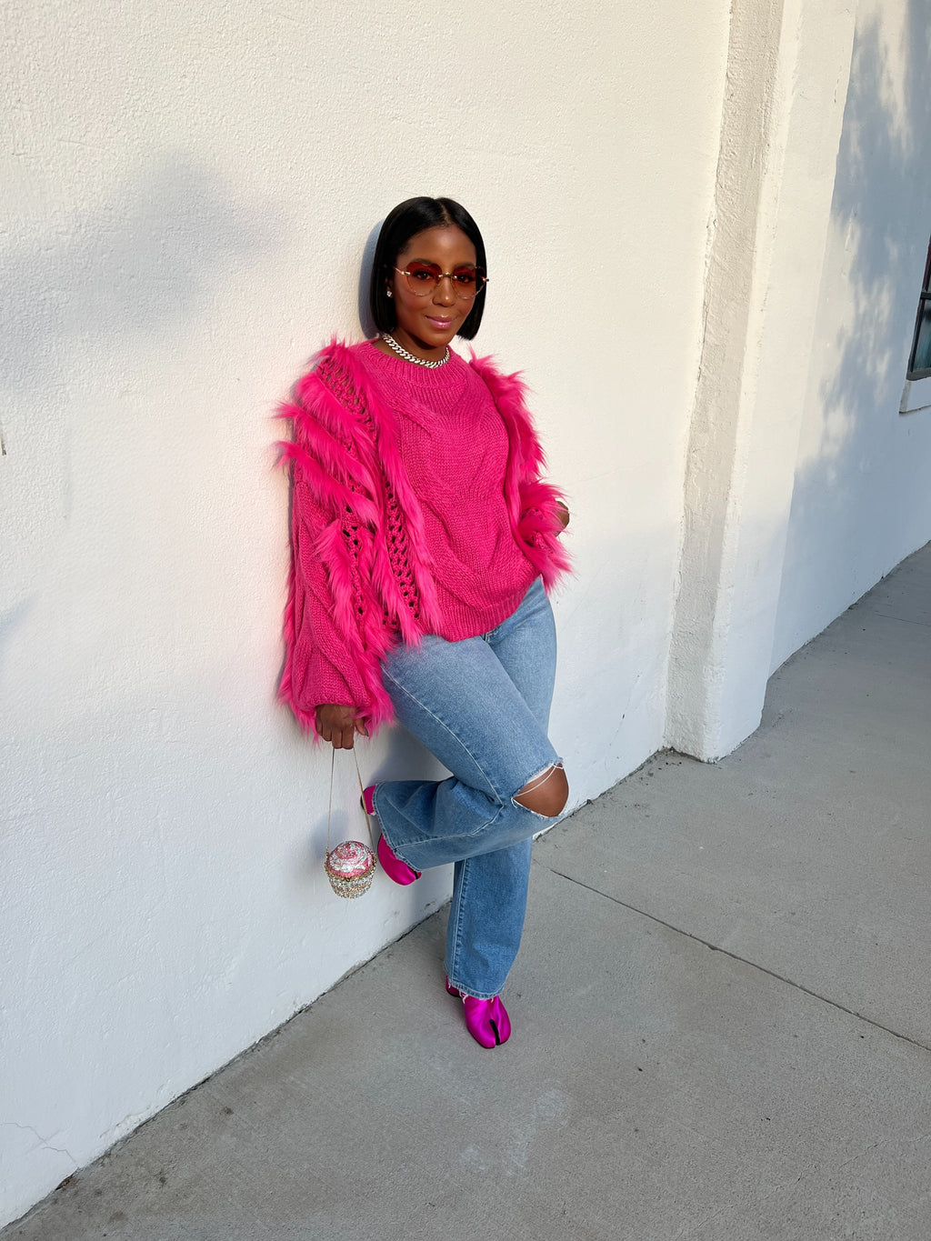 Ombre Heart Shaped Sunglasses - The Vault by Sacha