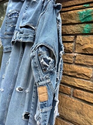 Custom Distressed Patch Chaps