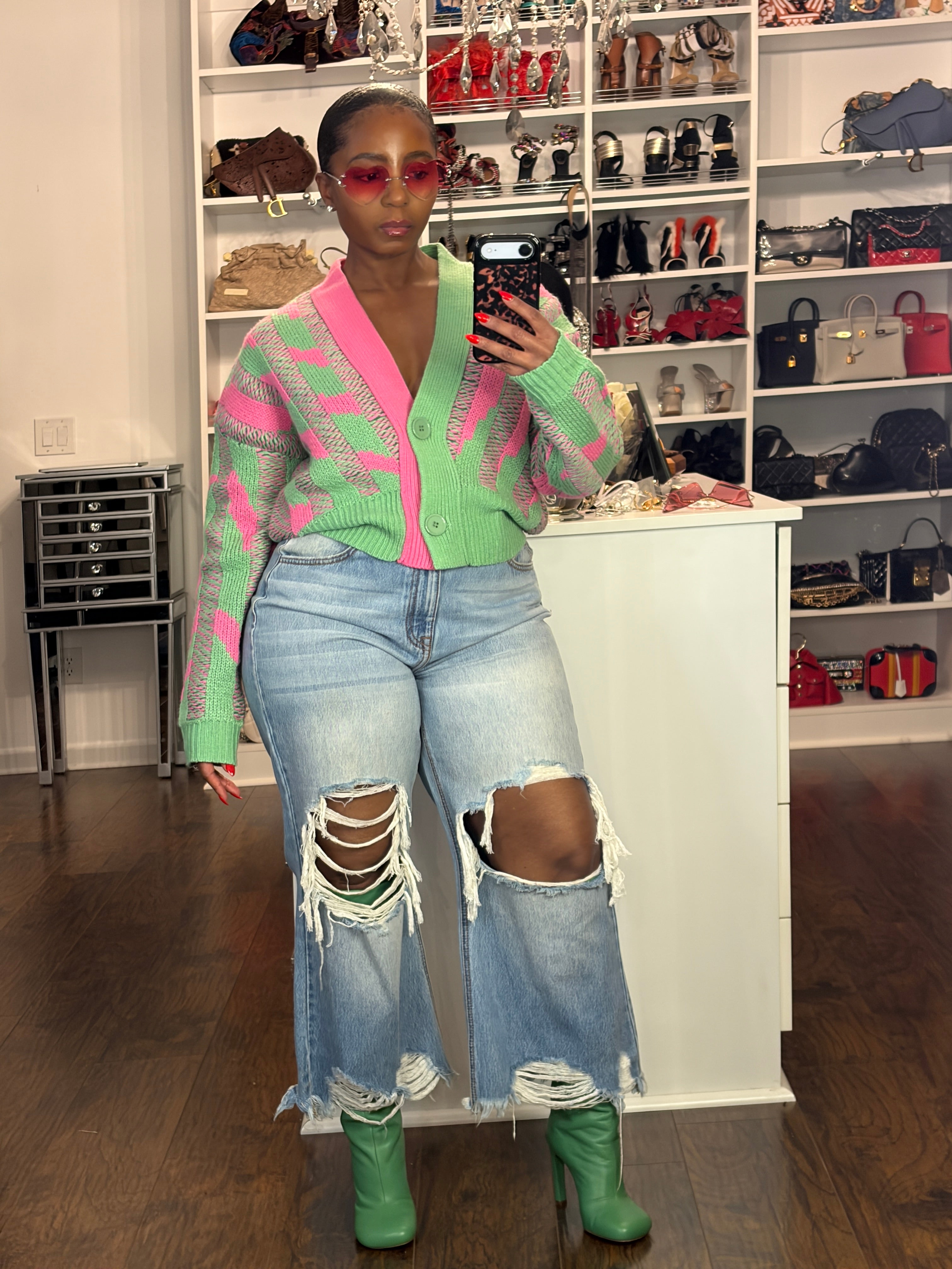 Watermelon cardigan - The Vault by Sacha