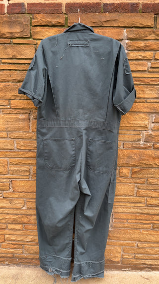 Custom Gray Utility Jumpsuit