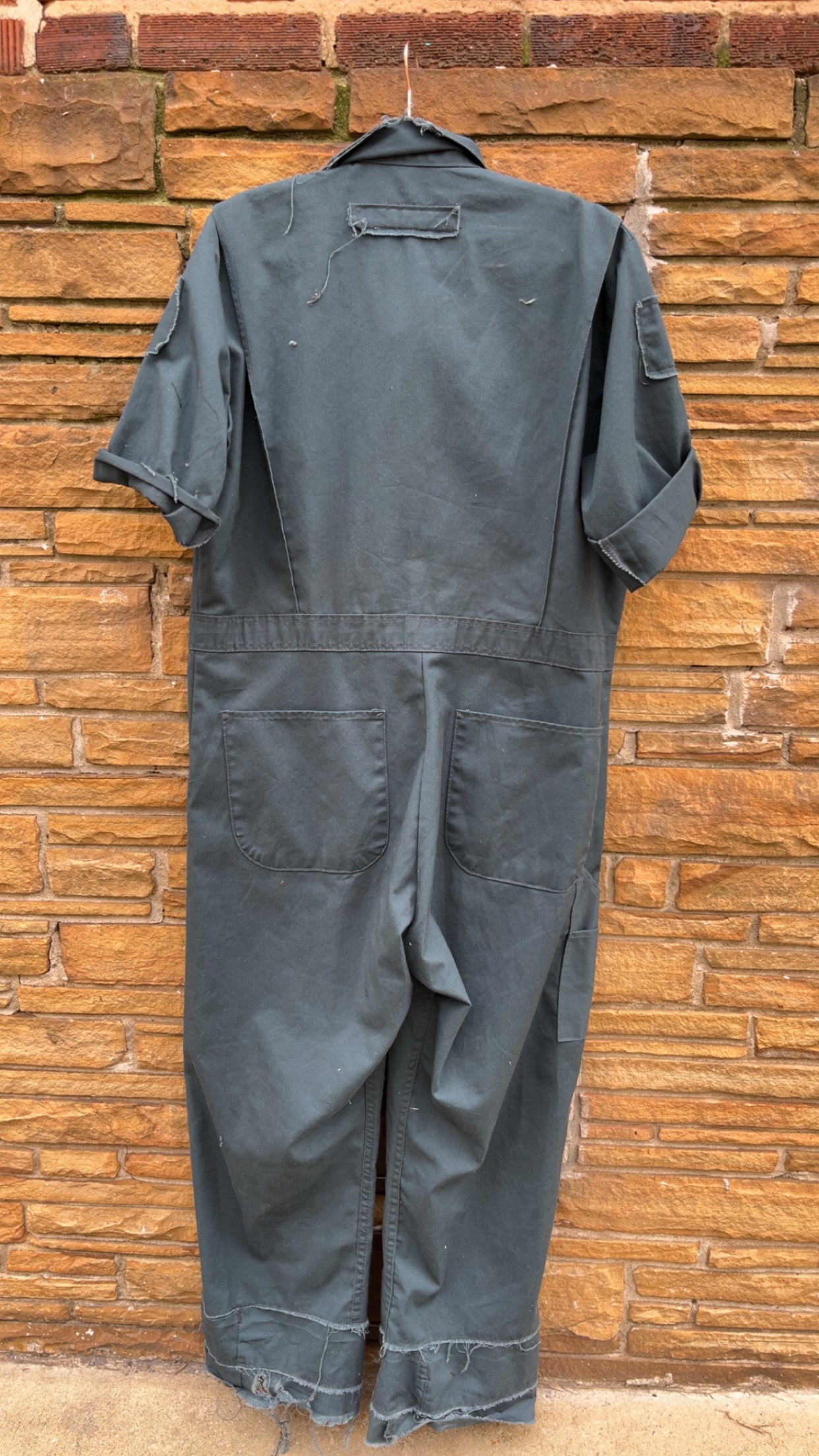 Custom Gray Utility Jumpsuit - The Vault by Sacha