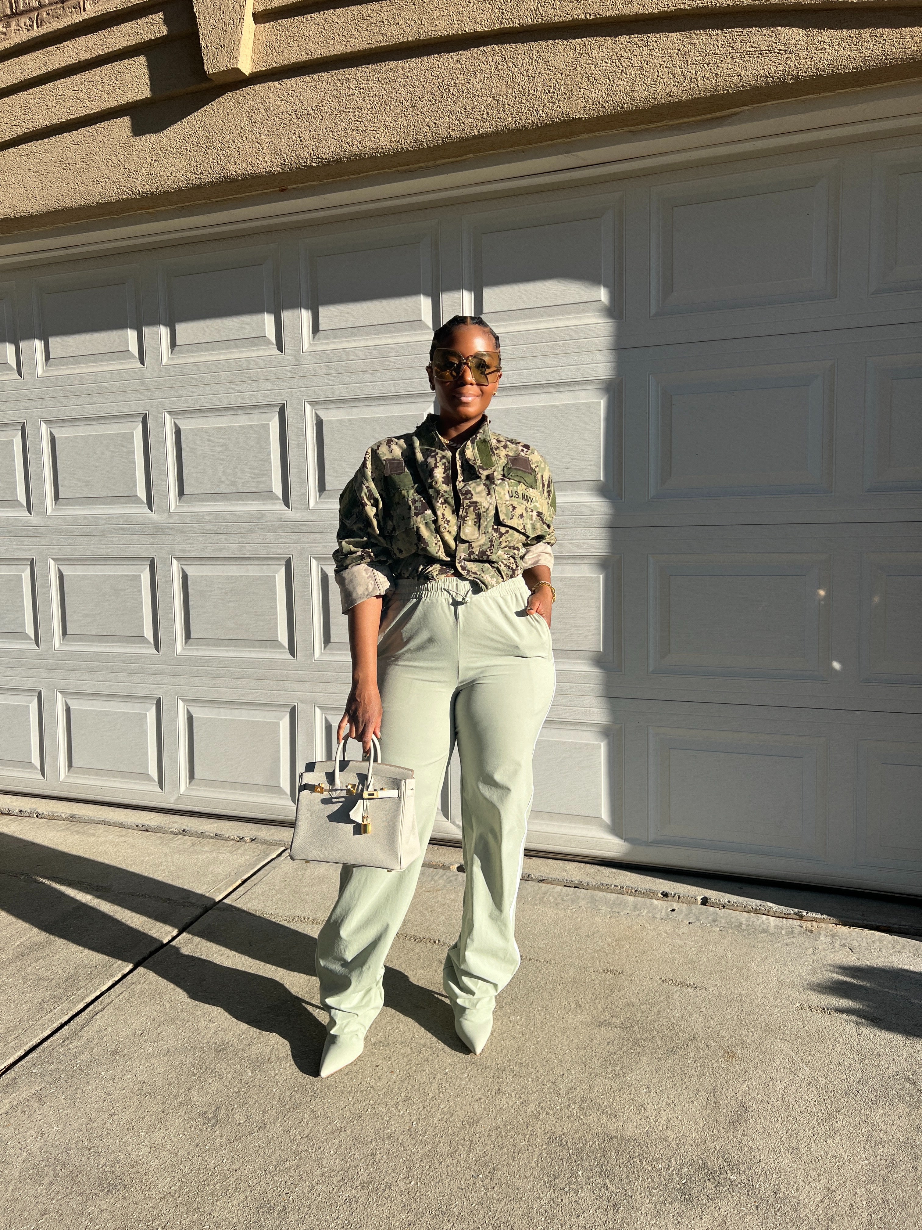 Mint Pantaboot Track Pants - The Vault by Sacha