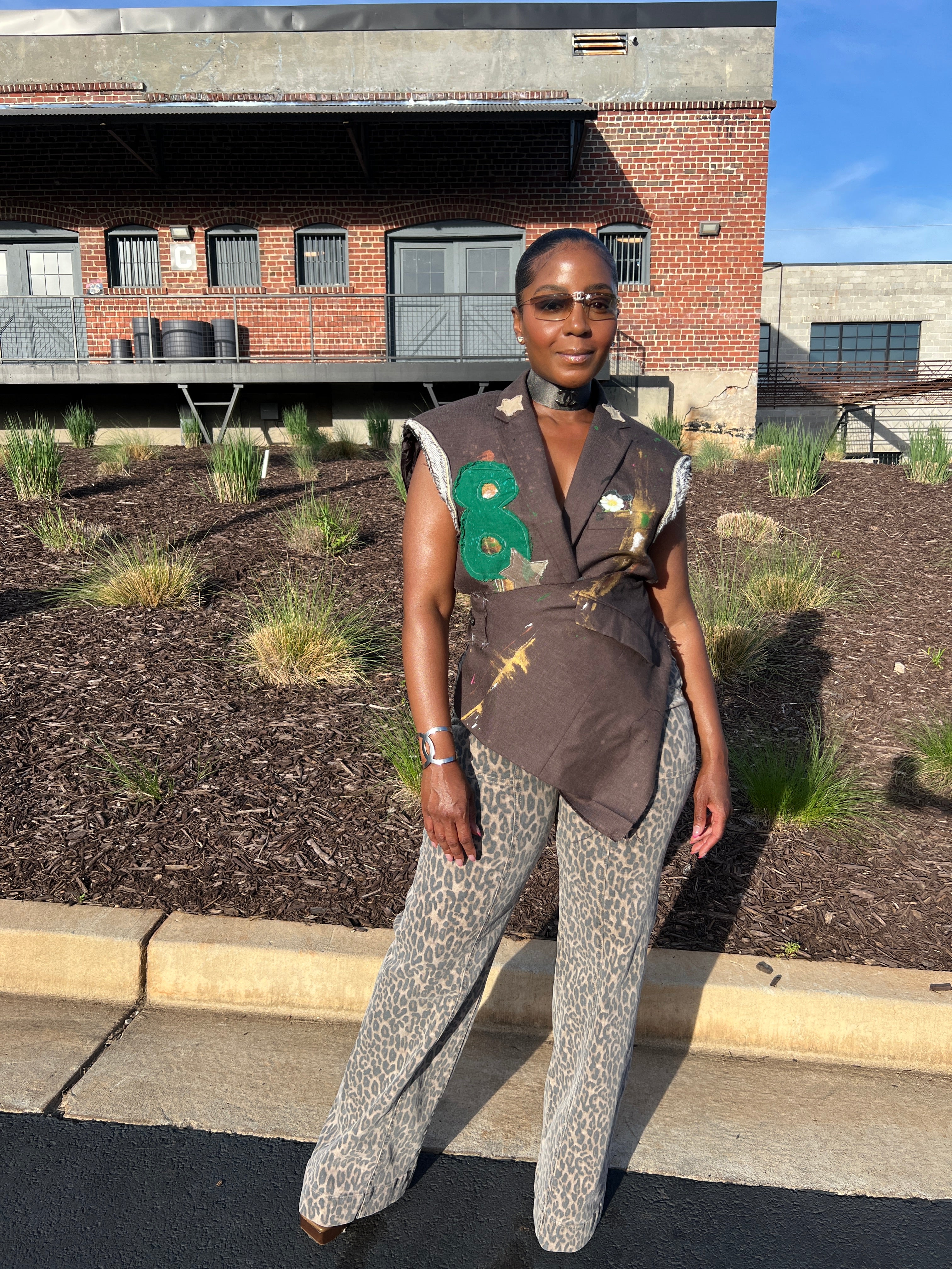 Chic Leopard Denim Two Piece Set | JEANS ONLY - The Vault by Sacha