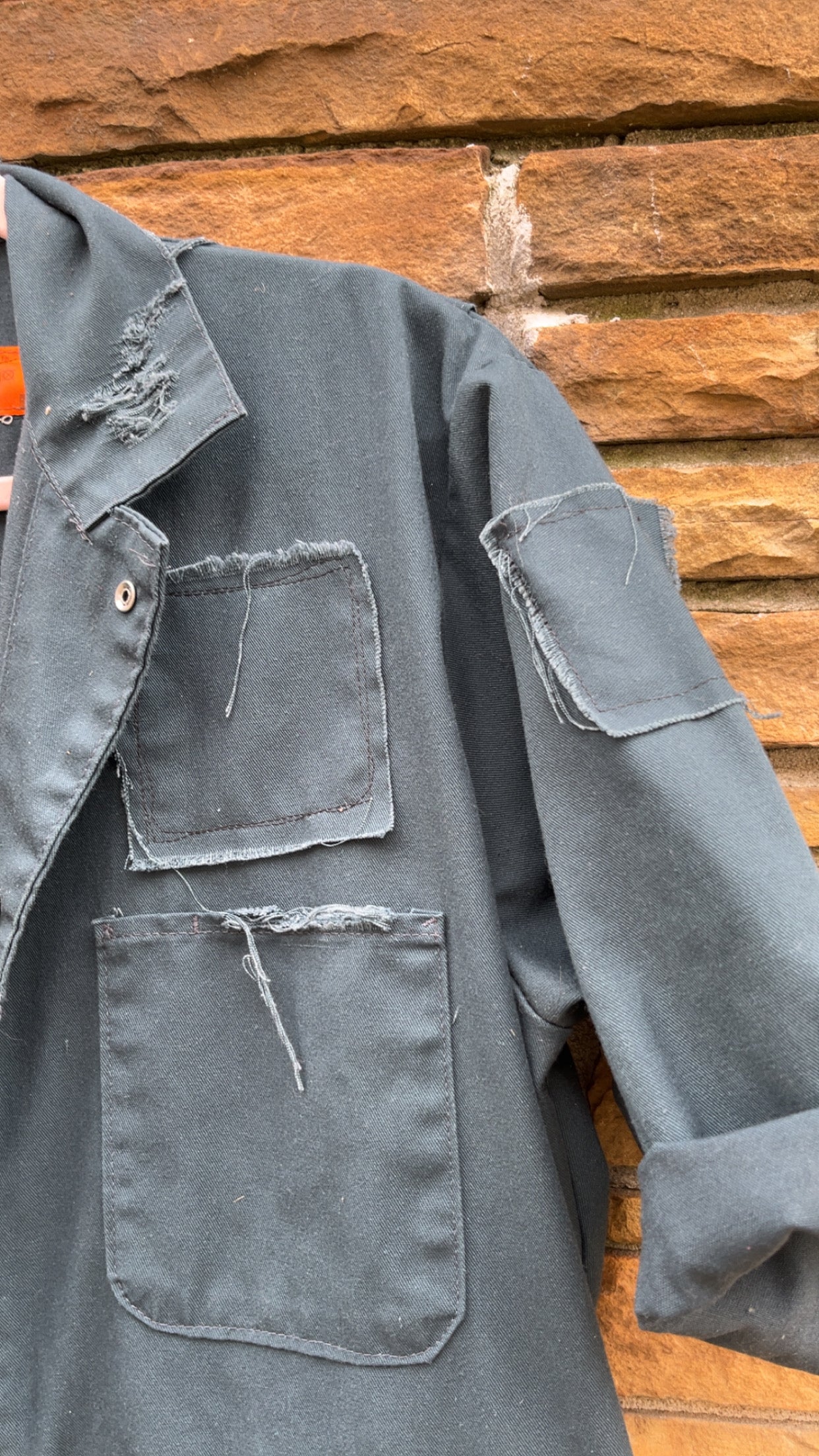 Custom Gray Utility Jumpsuit - The Vault by Sacha