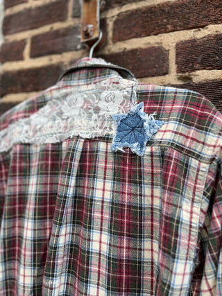 Custom Vintage Wash Plaid #2 Duster