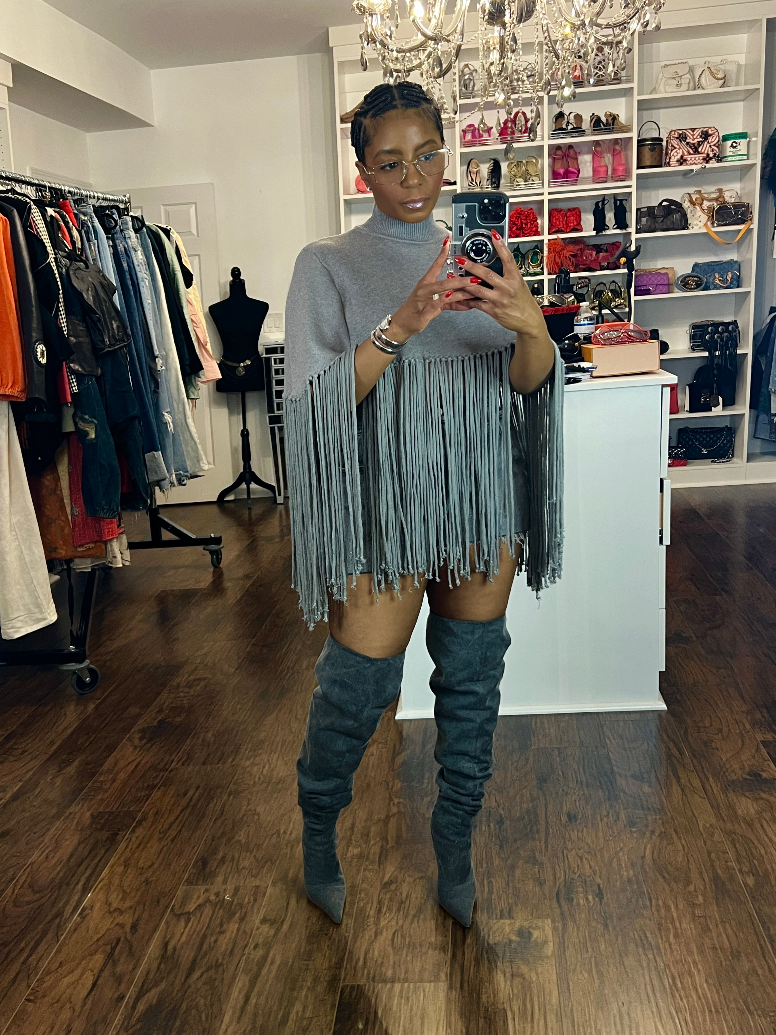 Silver Metal Frame Glasses - The Vault by Sacha