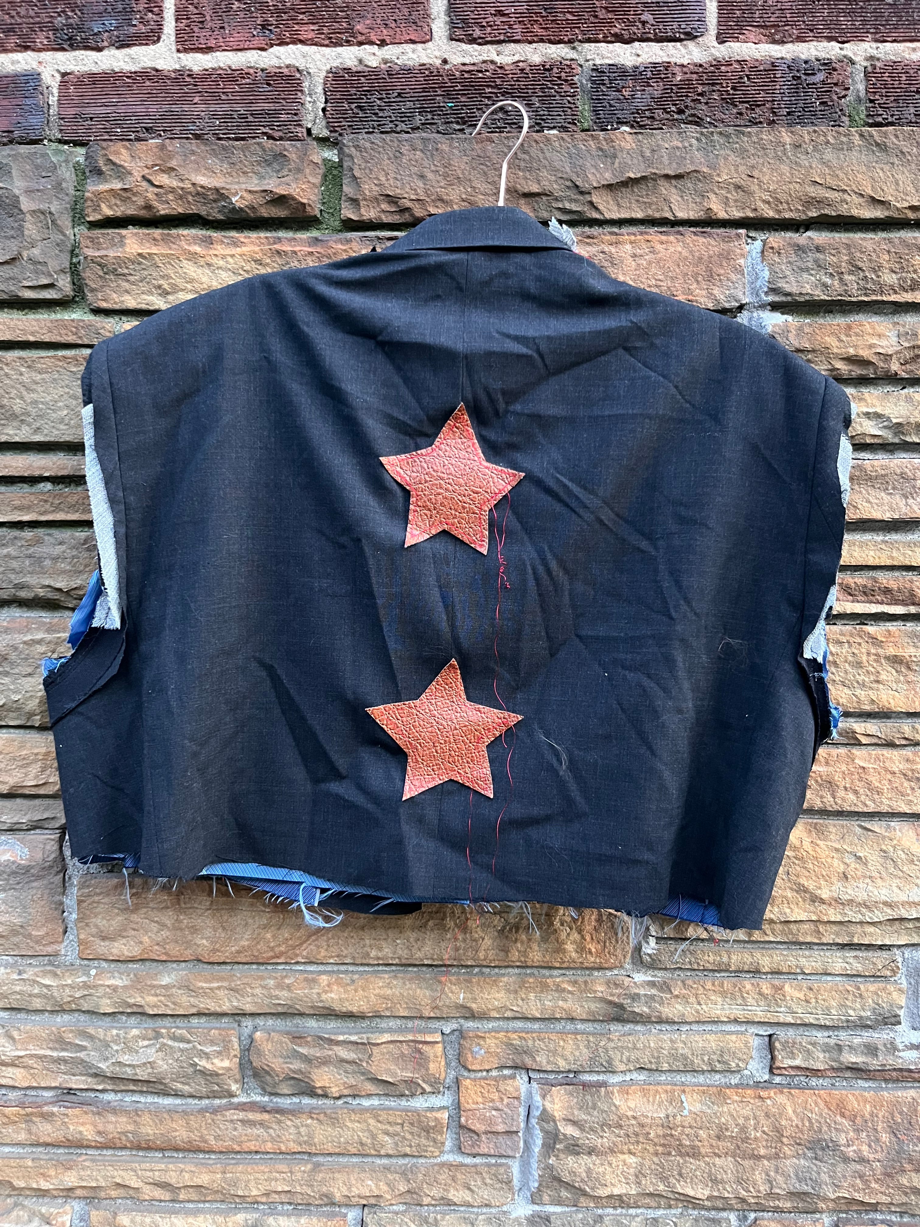 Custom Vintage Brave Combat Star Crop Blazer - The Vault by Sacha