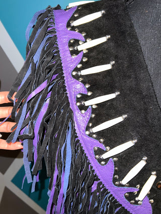 Violet Vixen Fringe Vest Pop - The Vault by Sacha
