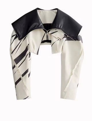 Cropped Moto Jacket - The Vault by Sacha