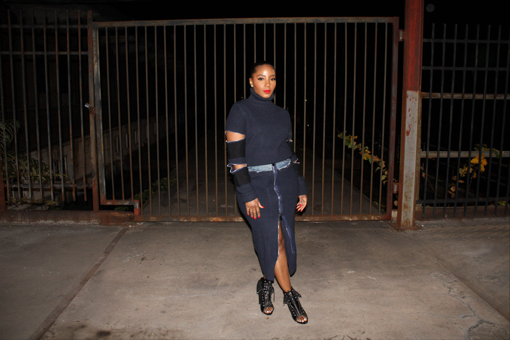 Zipper Sweater Skirt Set-Sold Separately- Choose Sizes - The Vault by Sacha