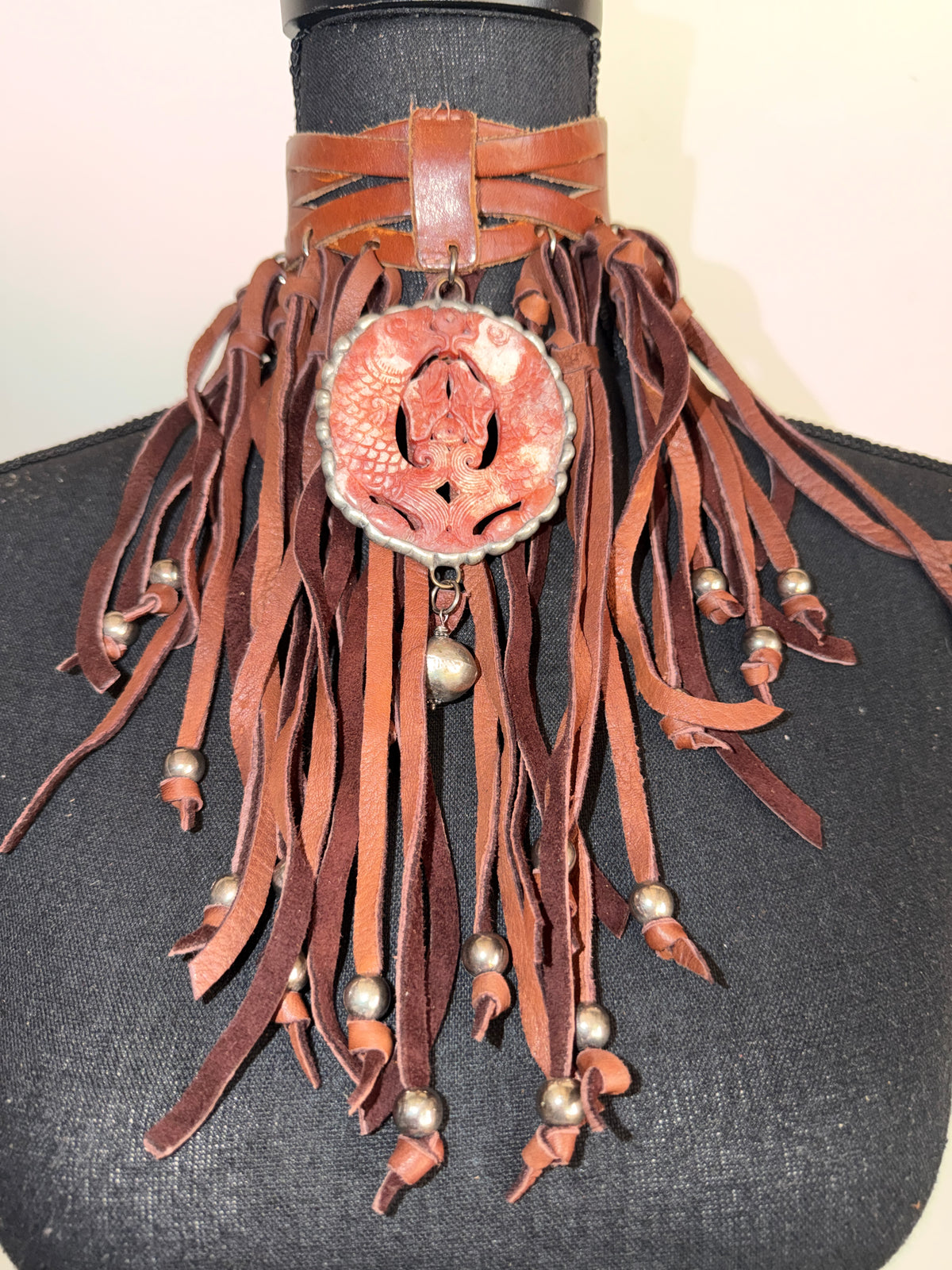 Twin souls fringe Choker