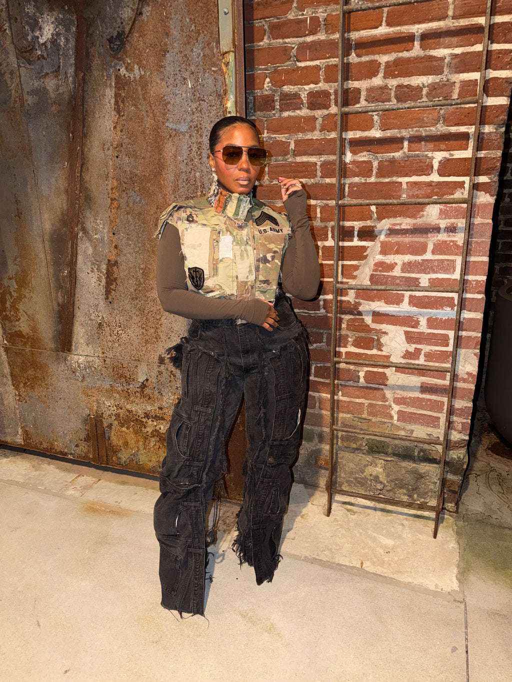 Custom Reworked Denim Jean - The Vault by Sacha