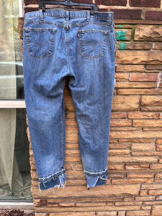 Custom Multi Patchwork Flap Jeans - The Vault by Sacha