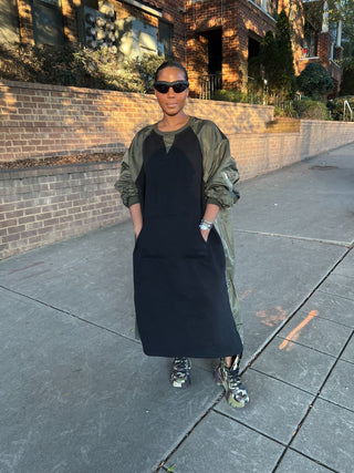 Parachute Sweatshirt Dress - The Vault by Sacha