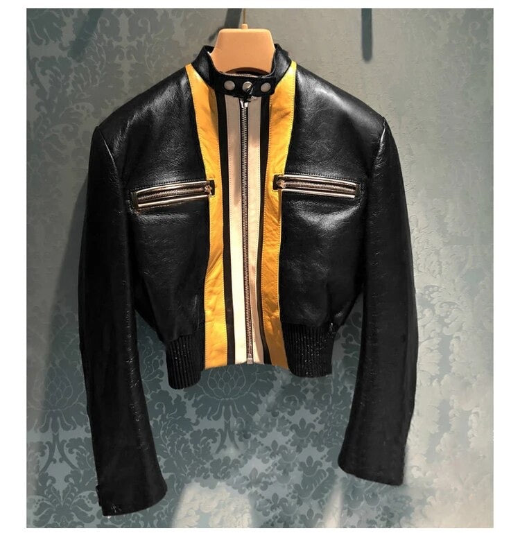 Bomber biker jacket