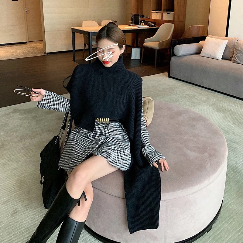 Knit Turtle Neck Vest | One Size | FINAL SALE - The Vault by Sacha