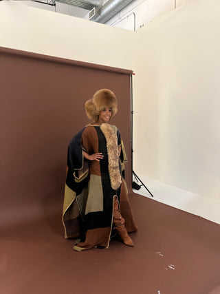 Empress Fur Kimono/Poncho - The Vault by Sacha