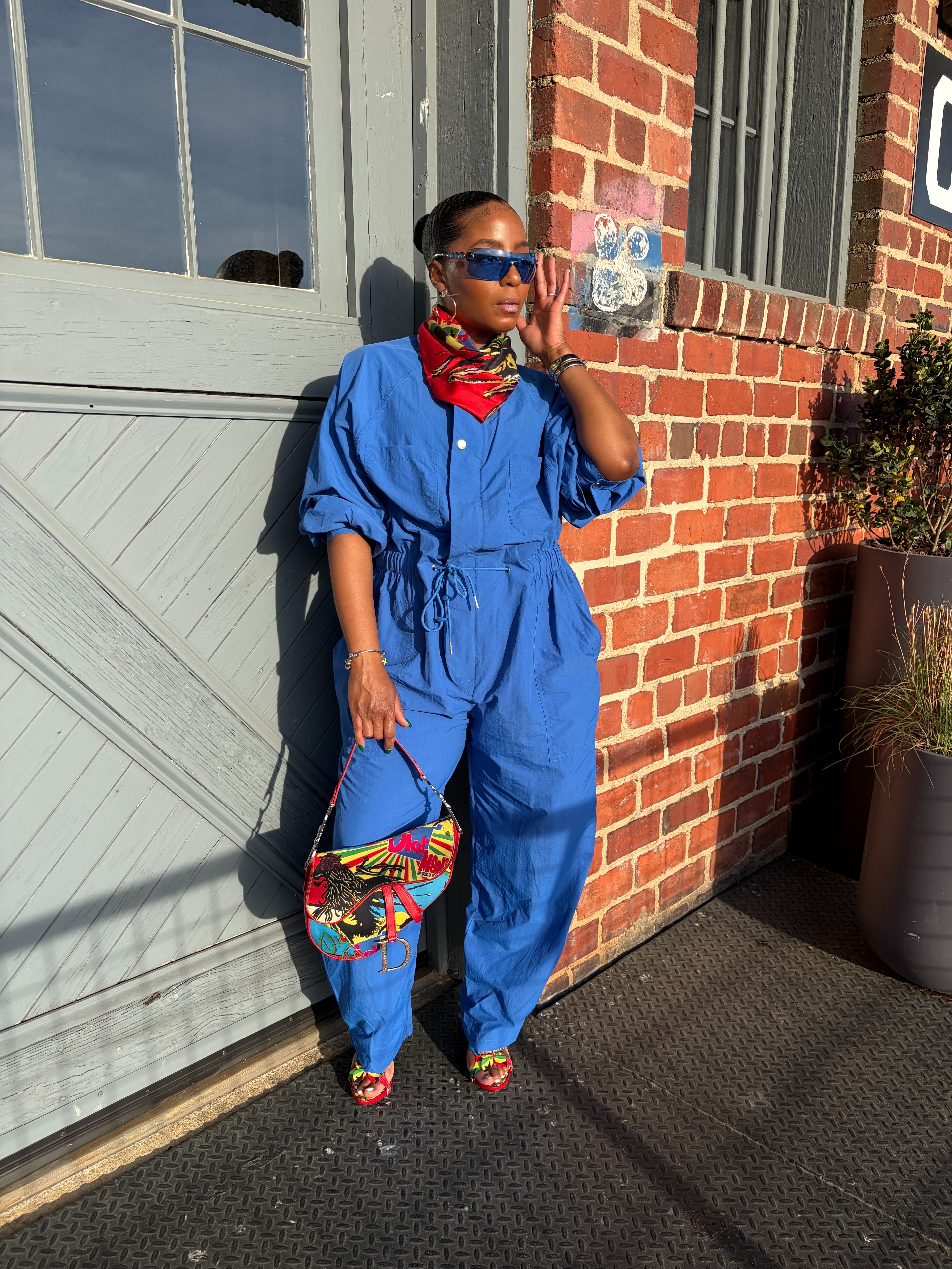 Command in Cobalt Jumpsuit/Romper - The Vault by Sacha