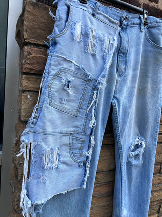 Custom Frayed Chaps Denim - The Vault by Sacha