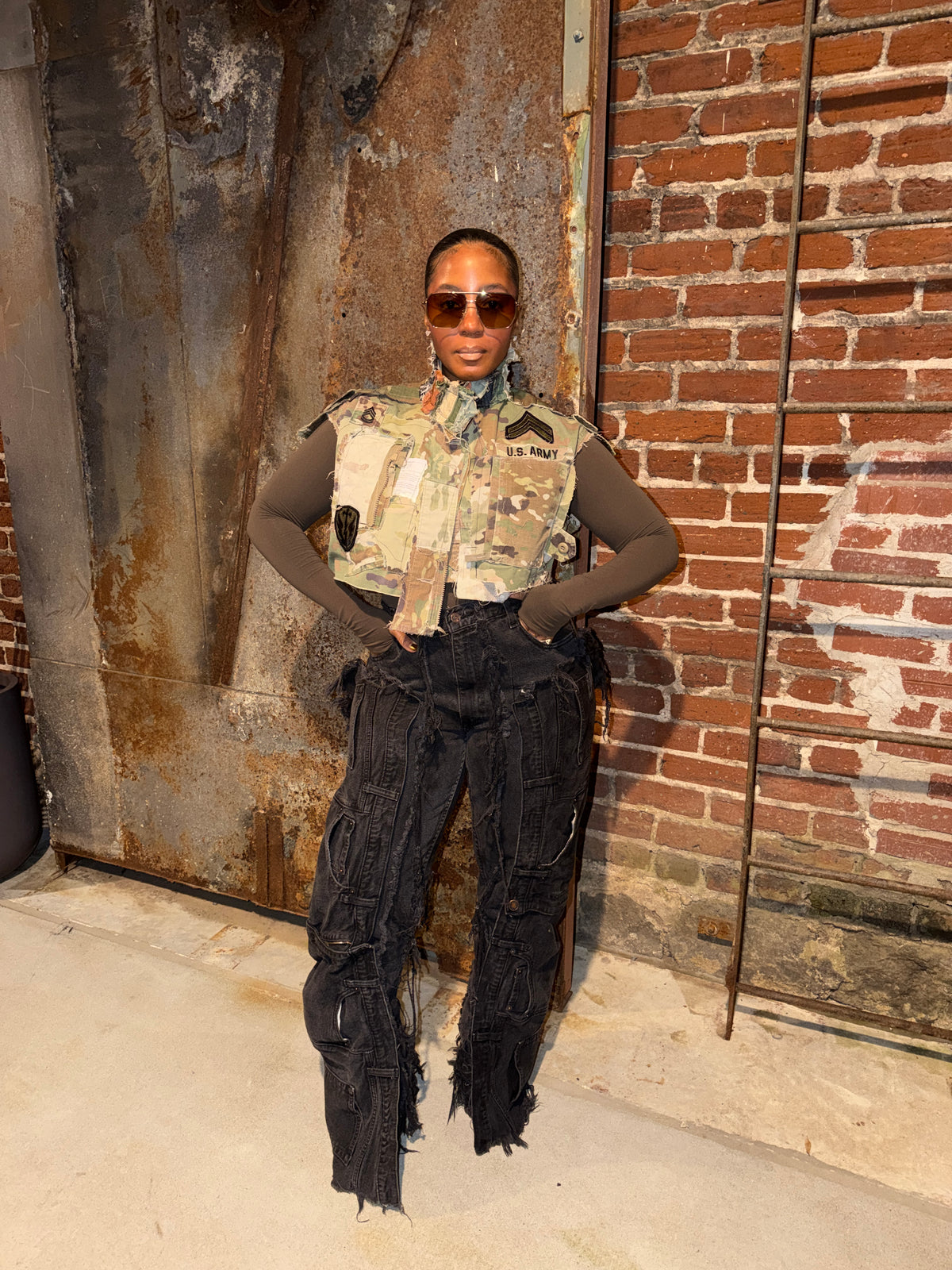Custom Reworked Denim Jean - The Vault by Sacha