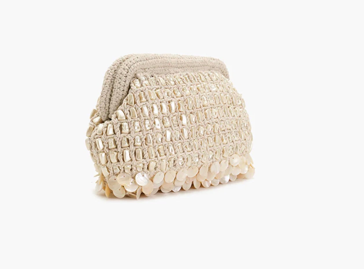 Ivory Pearl Clutch - The Vault by Sacha
