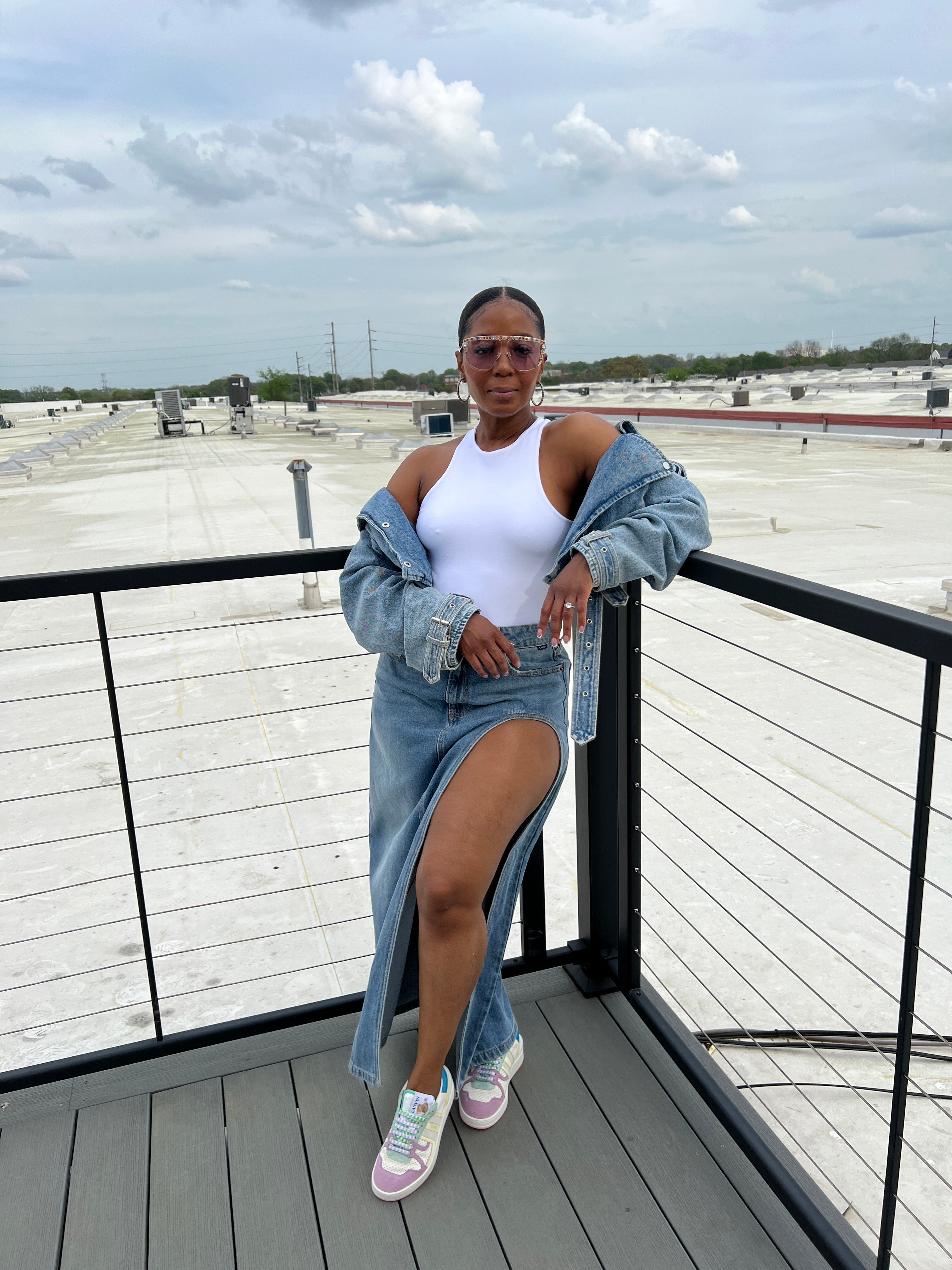 Show off Denim Skirt - The Vault by Sacha