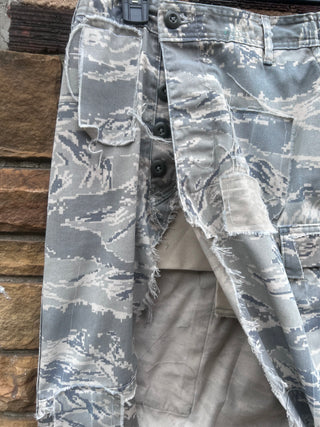Custom Camo Fly Wrap Maxi Skirt - The Vault by Sacha