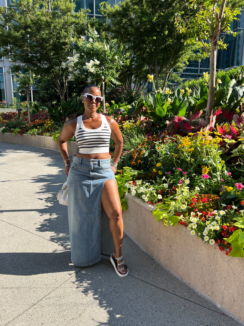 Show off Denim Skirt - The Vault by Sacha