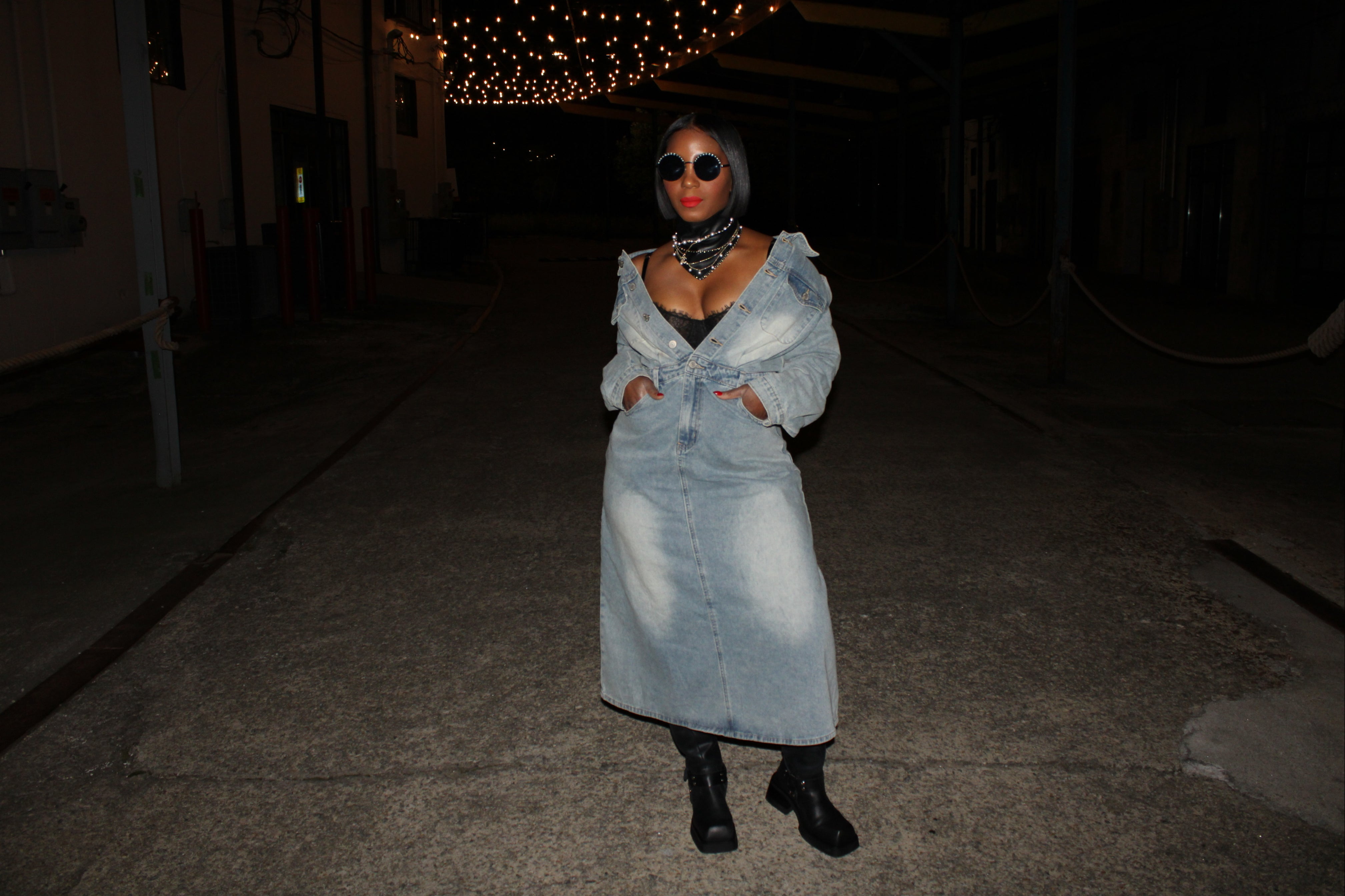 Denim Jumpsuit Dress but